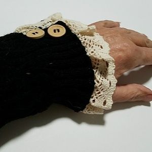 Black Wrist/Ankle/Boot Cuffs